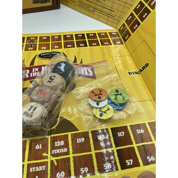 Deer In Headlights Family Strategy Dice Card Management Board Game Open Box Seal - Picture 4 of 8